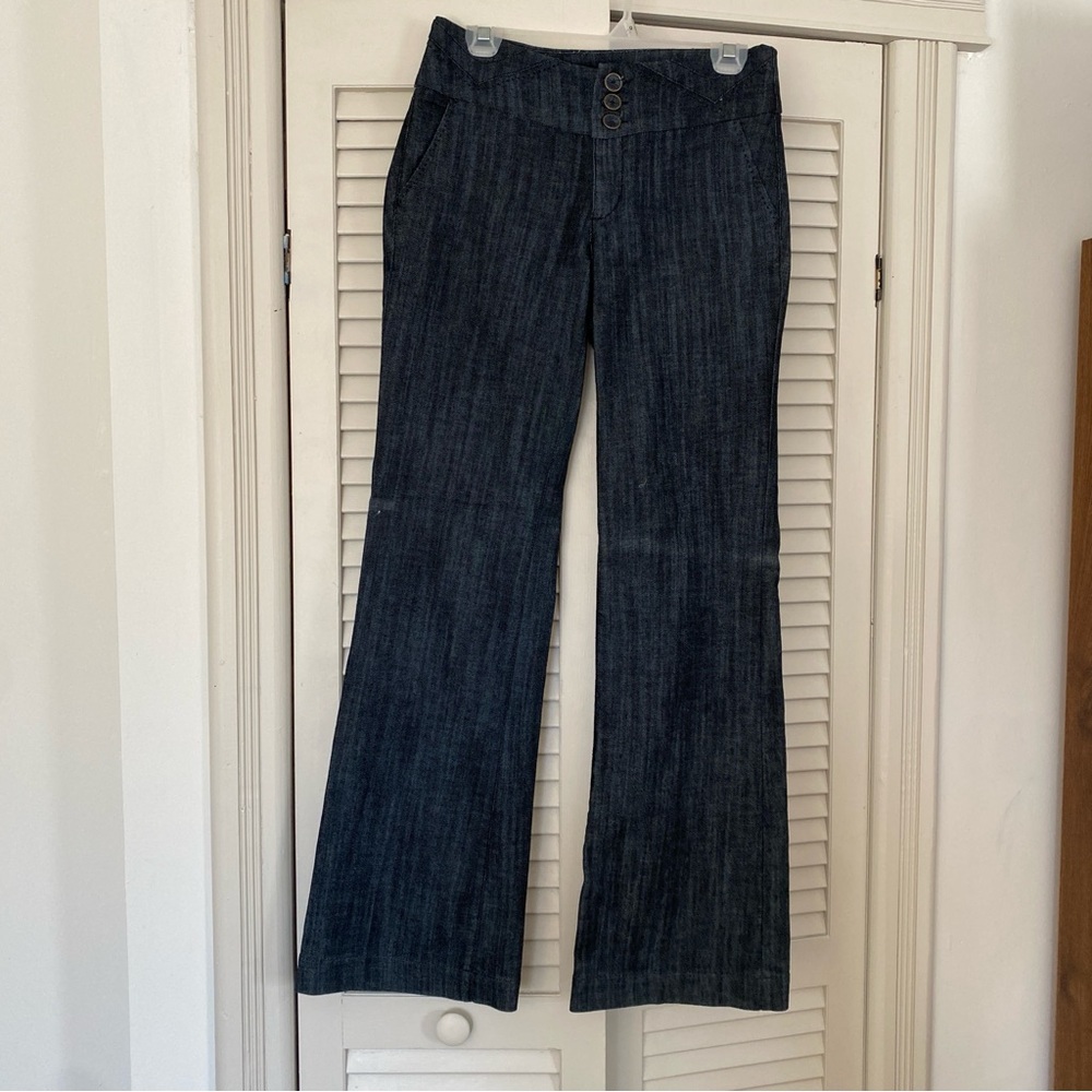 Maurices Dark Wash Trouser Flare Jeans